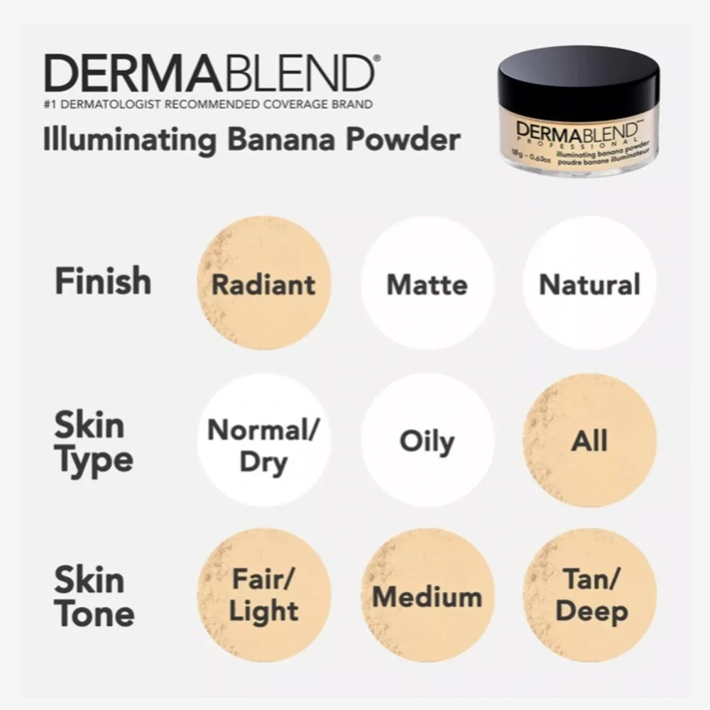 Dermablend Illuminating Banana Powder